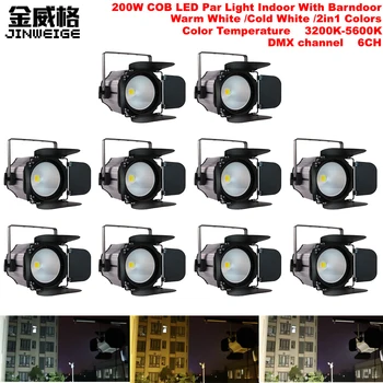 Free Shipping 10pcs/Lot 2018 200w LED Par With Barn Doors High Power Aluminium Stage Light 200W COB Cold White/Warm White/2in1
Free Shipping 10pcs/Lot 2018 200w LED Par With Barn Doors High Power Aluminium Stage Light 200W COB Cold White/Warm White/2in1