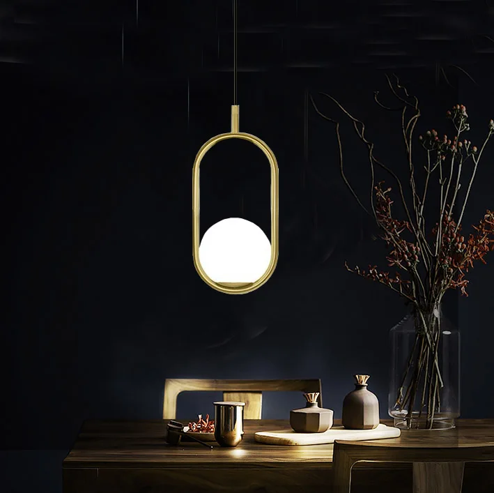 Modern iron ring Pendant Lights white glass ball CafeRoom/Bar Lamp Single Glass Pendant Lamps Decoration Indoor Lighting
Modern iron ring Pendant Lights white glass ball CafeRoom/Bar Lamp Single Glass Pendant Lamps Decoration Indoor Lighting