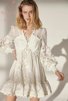 EASYSMALL Women dress Fashion Country style white Fresh high-end Vestidos party evening streetwear High Waist short Dresses
EASYSMALL Women dress Fashion Country style white Fresh high-end Vestidos party evening streetwear High Waist short Dresses