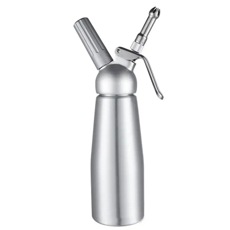 500ml Aluminium Whipped Cream Dispenser Professional High Quality Cream Whipper with Decorating Nozzles Dessert Cake Tools
500ml Aluminium Whipped Cream Dispenser Professional High Quality Cream Whipper with Decorating Nozzles Dessert Cake Tools
