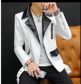 Men's personality short leather jackets 2019 new men's thin leather jacket handsome motorcycle leather jacket
Men's personality short leather jackets 2019 new men's thin leather jacket handsome motorcycle leather jacket