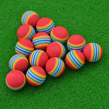 1pcs EVA Sponge Golf Balls Golf Practice Rainbow Ball Indoor and Outdoor Golf Training Safty Sponge Ball Golf Training Equipment
1pcs EVA Sponge Golf Balls Golf Practice Rainbow Ball Indoor and Outdoor Golf Training Safty Sponge Ball Golf Training Equipment