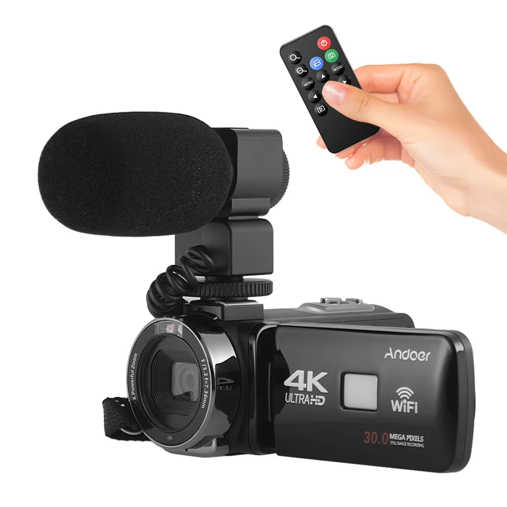 Andoer FHD 1080P Portable Digital Video Camera Camecorder Infrared Night Vision 3.0" Rotating LCD Screen 24MP 16X Digital Zoom
Andoer FHD 1080P Portable Digital Video Camera Camecorder Infrared Night Vision 3.0" Rotating LCD Screen 24MP 16X Digital Zoom
