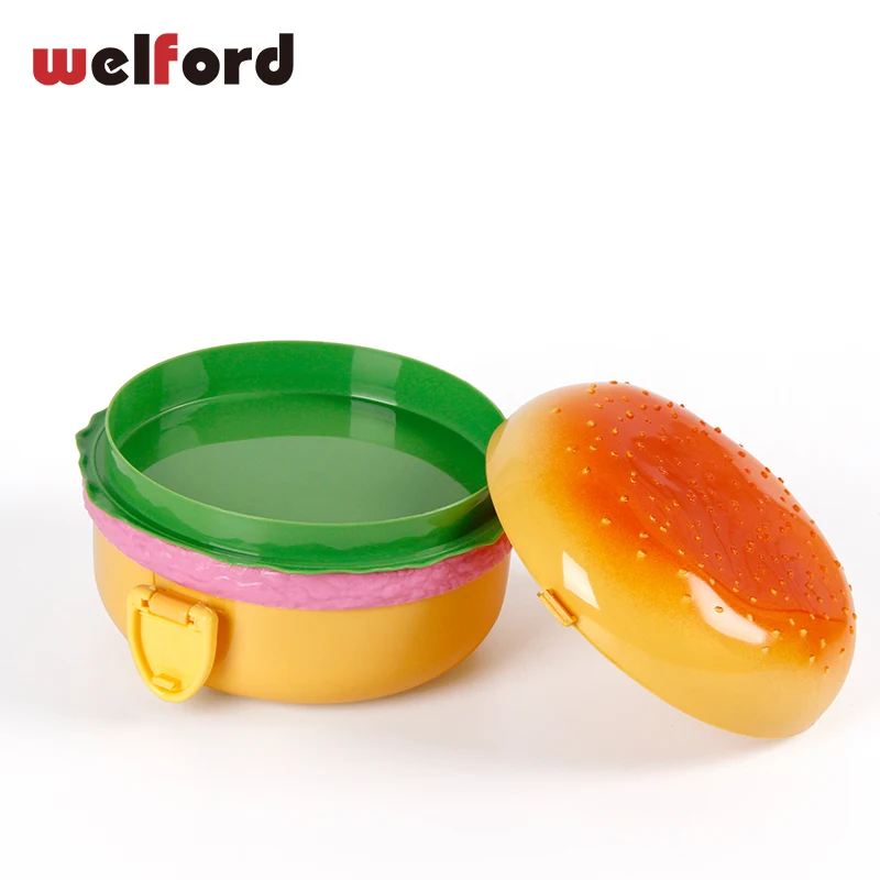 Creative Hamburger Lunch Box Double Layer Plastic Insulation Children Portable Lunch Dinner Cutlery Set meal Prep Dinnerware
Creative Hamburger Lunch Box Double Layer Plastic Insulation Children Portable Lunch Dinner Cutlery Set meal Prep Dinnerware