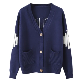 sweaters women coat 2018 autumn winter new lady loose button knitted cardigan female fashion striped outwear coat tops
sweaters women coat 2018 autumn winter new lady loose button knitted cardigan female fashion striped outwear coat tops