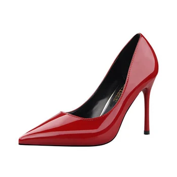 BIGTREE New Women Shoes Pointed Toe Pumps Patent Leather Dress Shoes High Heels Boat Shoes Zapatos Mujer Wedding Shoes Z161
BIGTREE New Women Shoes Pointed Toe Pumps Patent Leather Dress Shoes High Heels Boat Shoes Zapatos Mujer Wedding Shoes Z161