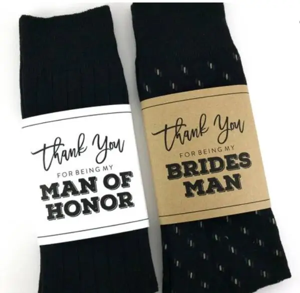 personalize maid of honor bridesmiad proposal Sock Wrapper lables, groomsman bestman father's day Wedding Socks Wrappers gifts
personalize maid of honor bridesmiad proposal Sock Wrapper lables, groomsman bestman father's day Wedding Socks Wrappers gifts