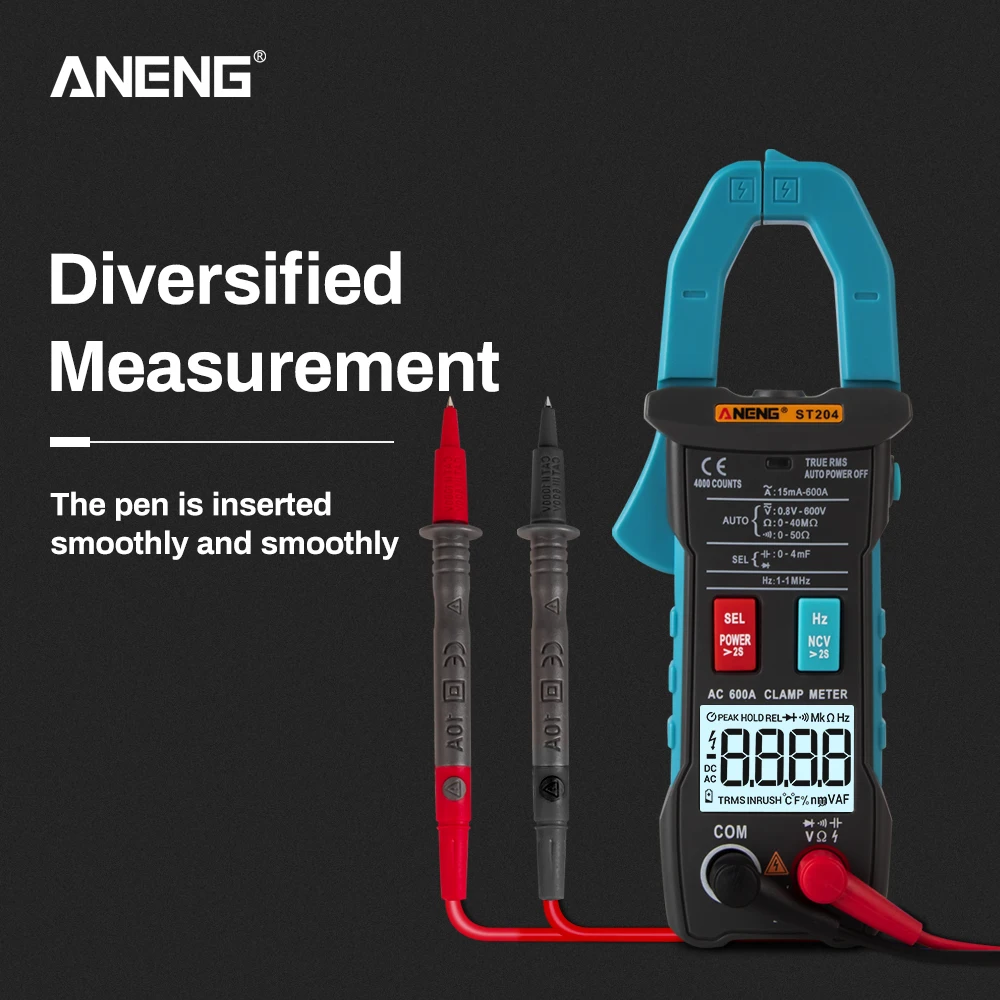 4000 Counts Digital Clamp Meter True RMS DC/AC Current Resolution Tester Multimeter Car Repair Ammeter Voltmeter Ohm Tester
4000 Counts Digital Clamp Meter True RMS DC/AC Current Resolution Tester Multimeter Car Repair Ammeter Voltmeter Ohm Tester