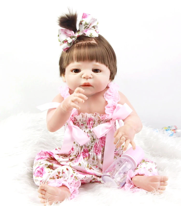 23'' Lifelike Reborn Baby Dolls Babies toddler Full silicone So Truly 57cm bebe super quality doll girl Toy Gifts collection
23'' Lifelike Reborn Baby Dolls Babies toddler Full silicone So Truly 57cm bebe super quality doll girl Toy Gifts collection