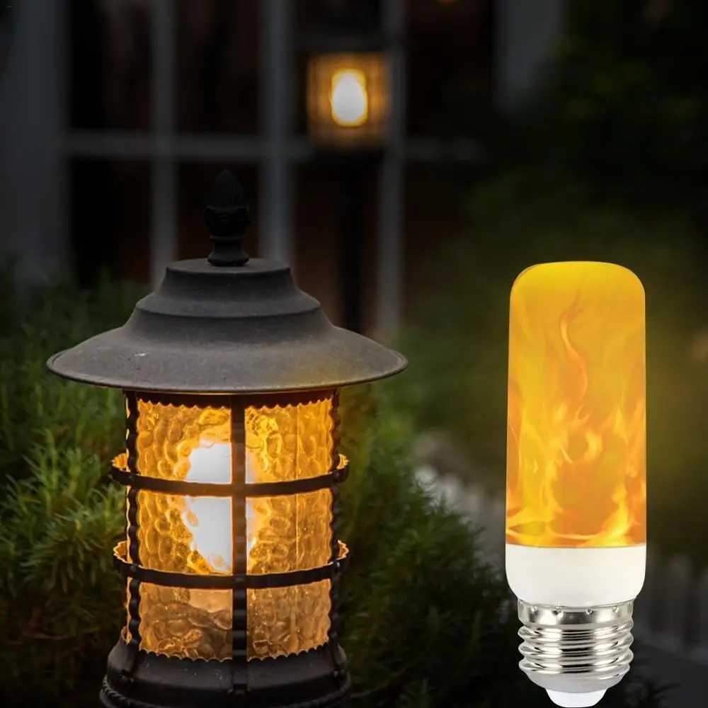 E27 Dynamic Led Flame Lamps Effect Corn Bulb Emulation Flickering Decor Lamp Fire Lights 3 Modes AC 85-265V 3W Lamparas
E27 Dynamic Led Flame Lamps Effect Corn Bulb Emulation Flickering Decor Lamp Fire Lights 3 Modes AC 85-265V 3W Lamparas