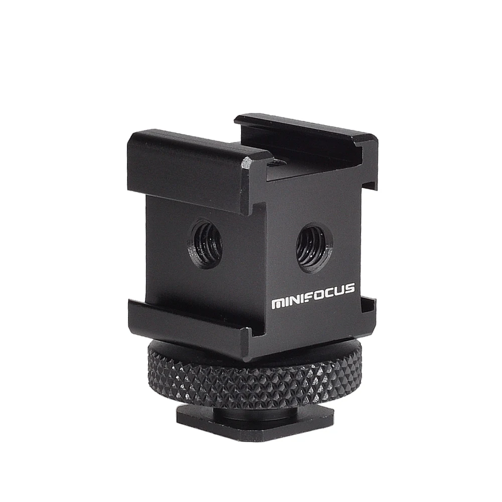 Aluminium 3 Cold Shoe Camera Mount Adapter Video Accessory Triple Hot Shoe Bracket for Lights, LED Monitors, Microphones
Aluminium 3 Cold Shoe Camera Mount Adapter Video Accessory Triple Hot Shoe Bracket for Lights, LED Monitors, Microphones