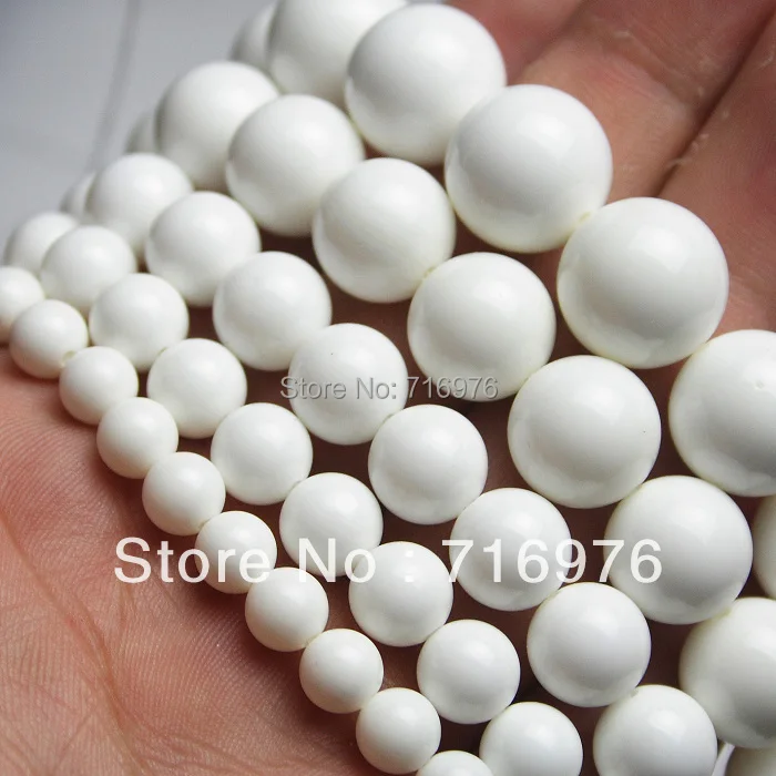 Natural Stone Beads Tridacna Stone White Round Beads For Jewelry Making 15.5" Pick Size 4/6/8/10/12 mm -F00095
Natural Stone Beads Tridacna Stone White Round Beads For Jewelry Making 15.5" Pick Size 4/6/8/10/12 mm -F00095