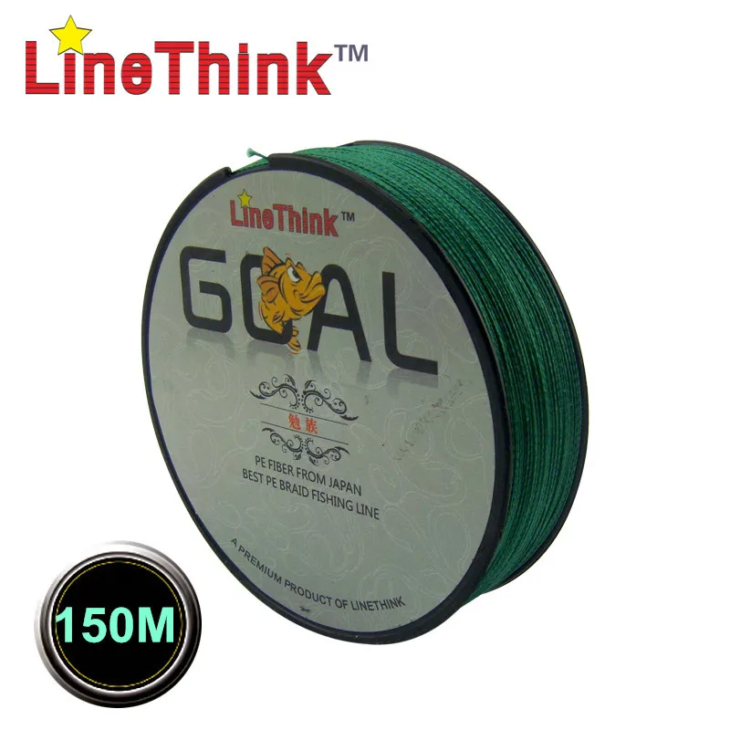 150M LineThink Brand GOAL Japan Quality Multifilament 100% PE 4X Braided Fishing Line Fishing Braid Free Shipping
150M LineThink Brand GOAL Japan Quality Multifilament 100% PE 4X Braided Fishing Line Fishing Braid Free Shipping