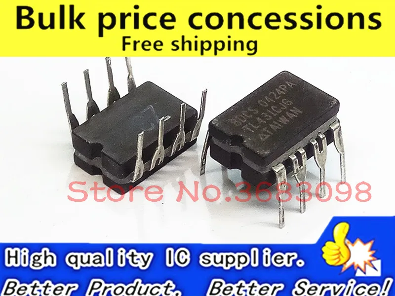 Free Shipping 10pcs/lots TL431CJG TL431MJG TL431 CDIP-8 | Электроника