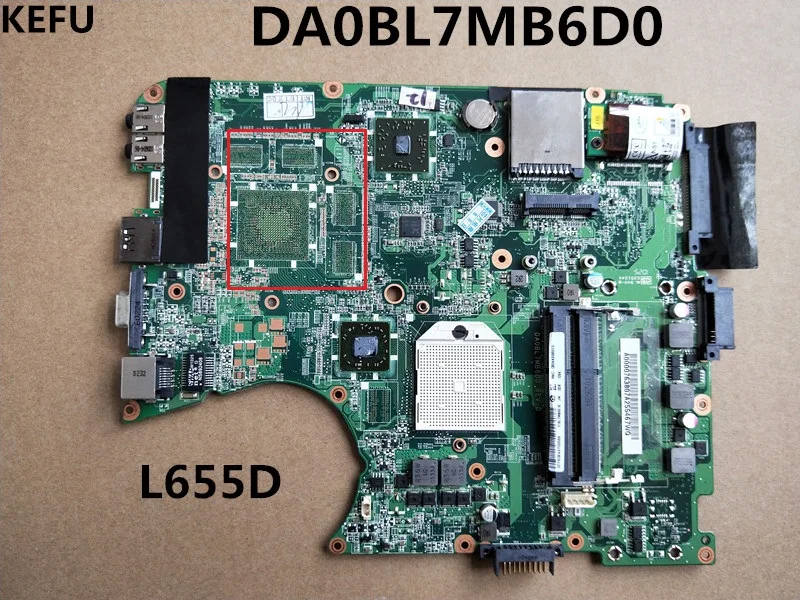 Материнская плата KEFU DA0BL7MB6D0 для Toshiba L650D разъем s1 DDR3 | Компьютеры и офис