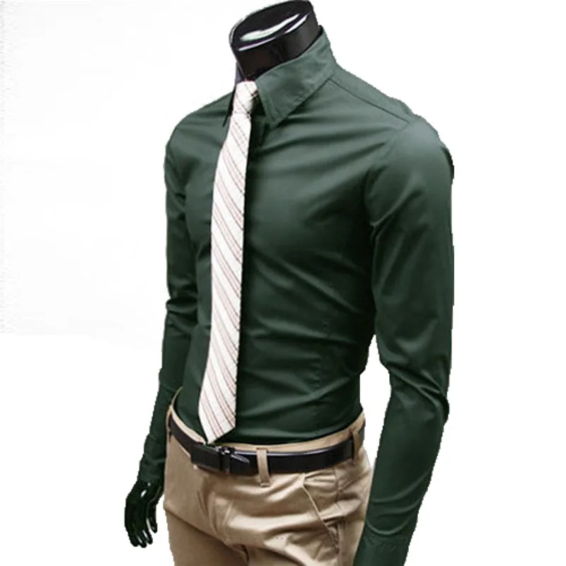 Men Long Sleeve Shirt Cotton Social Solid Business Slim Fit Turndown Collar Shirts Clothing SSA-19ING
Men Long Sleeve Shirt Cotton Social Solid Business Slim Fit Turndown Collar Shirts Clothing SSA-19ING