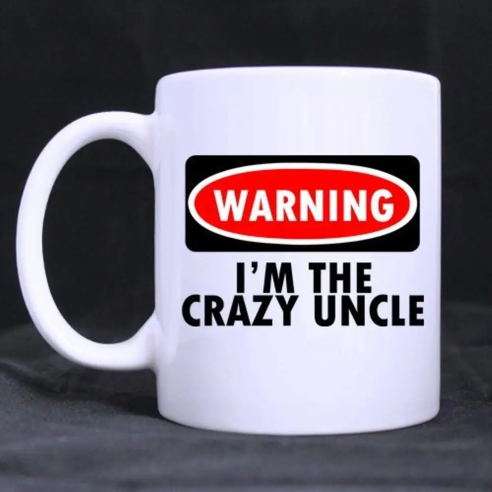 Funny Printed Coffee Mug Quotes "WARNING I'M THE CRAZY UNCLE" Ceramic Mug Coffee Cups (11 Oz capacity)
Funny Printed Coffee Mug Quotes "WARNING I'M THE CRAZY UNCLE" Ceramic Mug Coffee Cups (11 Oz capacity)