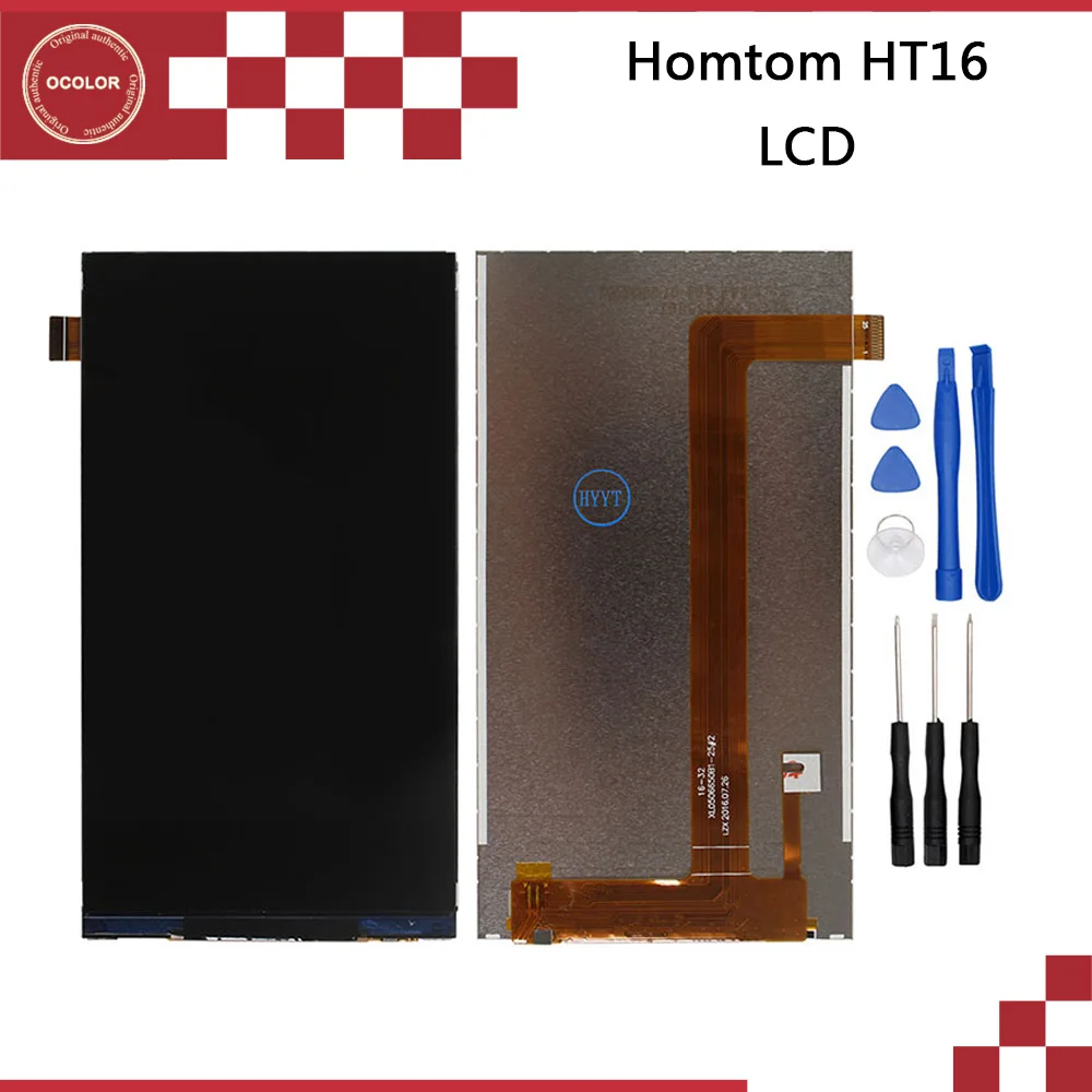 ocolor For Homtom HT16 5.0inch LCD Display Screen Smartphone Accessories For Homtom HT16 Mobile Replacement With Tools
ocolor For Homtom HT16 5.0inch LCD Display Screen Smartphone Accessories For Homtom HT16 Mobile Replacement With Tools