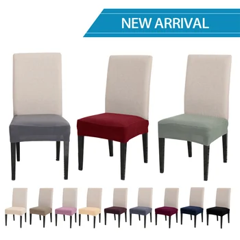 Grey Chair Covers Spandex Cushion Cover Dining Chair Cover Elastic Removable Seat Cover for Kitchen Banquet housse de chaise 1PC
Grey Chair Covers Spandex Cushion Cover Dining Chair Cover Elastic Removable Seat Cover for Kitchen Banquet housse de chaise 1PC
