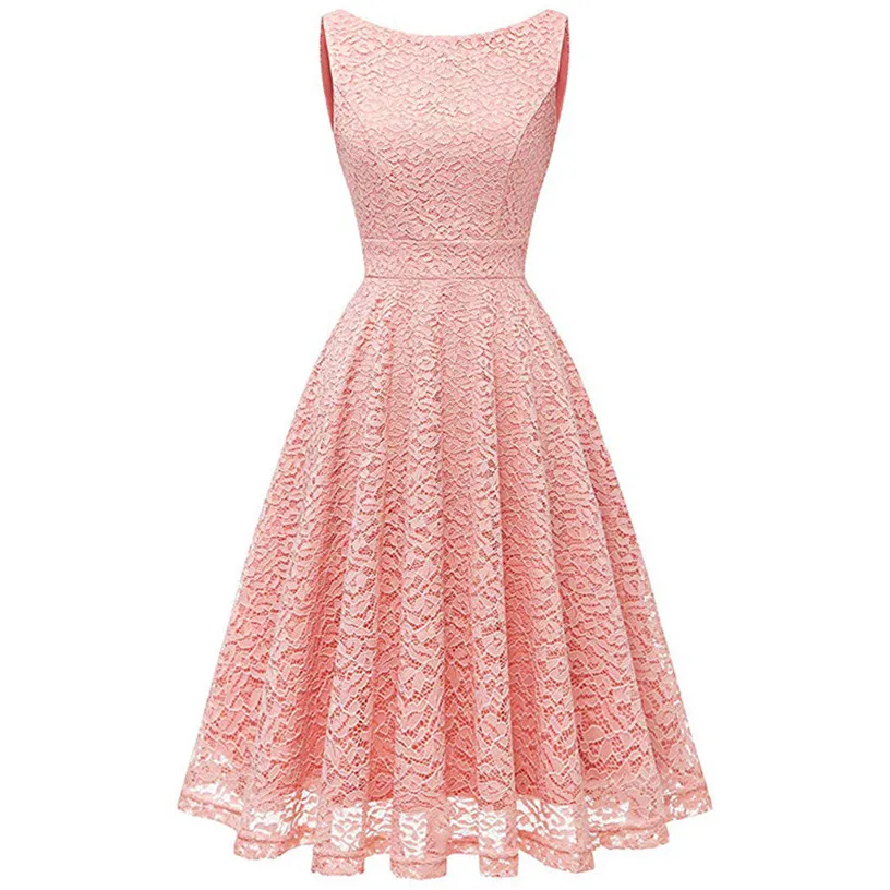 Vintage Lace Dresses Sleeveless Sexy Pink Party A-Line Dresses Elegant Women Midi Vestidos Robe Femme sommerkleid sundress 4FN
Vintage Lace Dresses Sleeveless Sexy Pink Party A-Line Dresses Elegant Women Midi Vestidos Robe Femme sommerkleid sundress 4FN