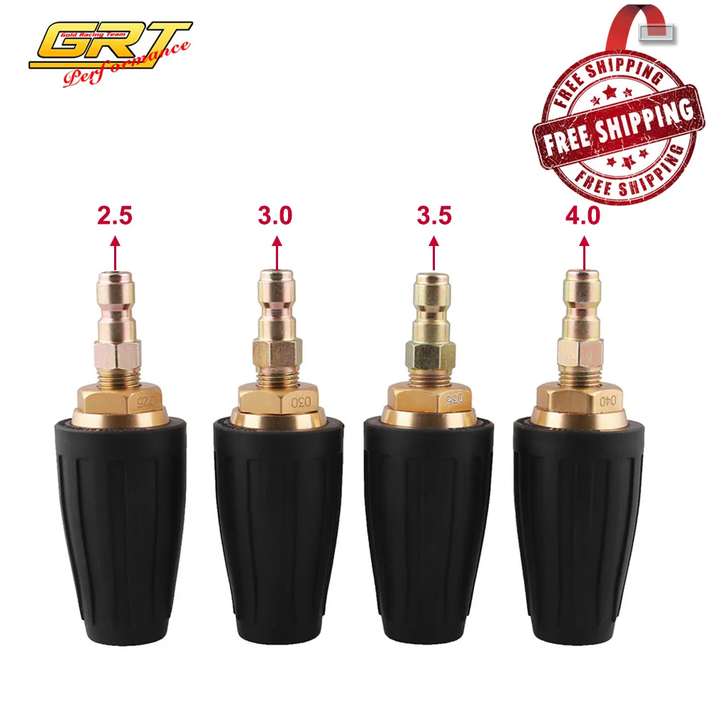 1/4" High Pressure Quick Connect Rotating 360 Degree Turbo Nozzle 3000PSI2.5-4 GPM For High Pressure Washer OT301
1/4" High Pressure Quick Connect Rotating 360 Degree Turbo Nozzle 3000PSI2.5-4 GPM For High Pressure Washer OT301