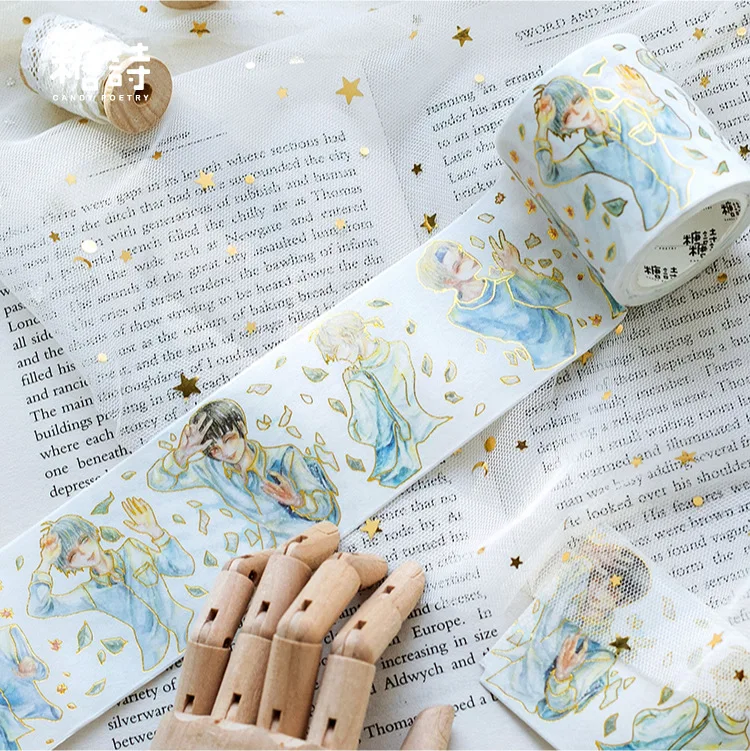 50mm wide Japanese handsome boy Bronzing decoration washi tape DIY planner scrapbooking masking tape escolar With release paper
50mm wide Japanese handsome boy Bronzing decoration washi tape DIY planner scrapbooking masking tape escolar With release paper