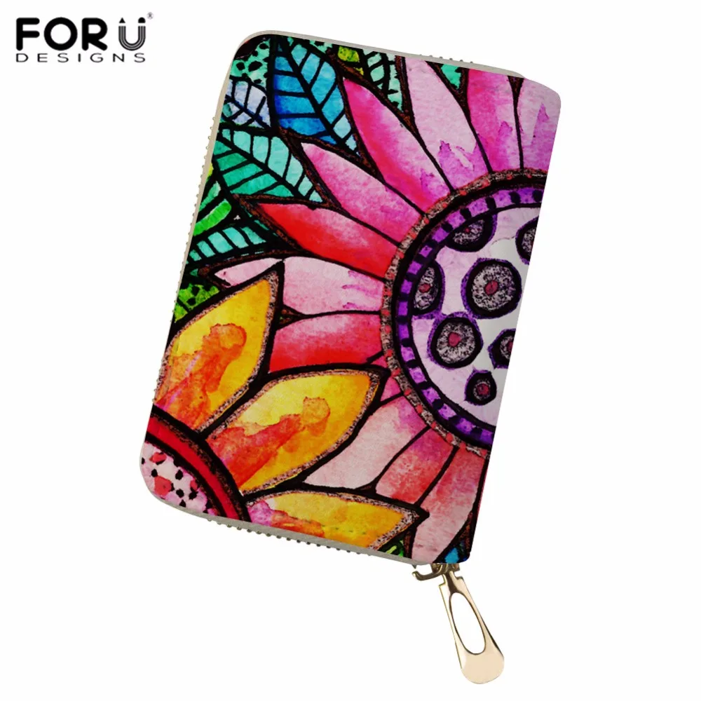 FORUDESIGNS Women PU Leather Card ID Holder Geometric Irregular Hippie Mandala Pattern Credit Card Holder Card Storage Case 2018
FORUDESIGNS Women PU Leather Card ID Holder Geometric Irregular Hippie Mandala Pattern Credit Card Holder Card Storage Case 2018