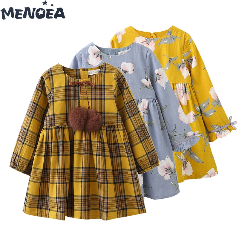 Menoea Girls Dress Spring Autumn Girls Clothes O-neck Plaid Hairball Design for 3-7Y Kids Princess Dresses Children Clothing
Menoea Girls Dress Spring Autumn Girls Clothes O-neck Plaid Hairball Design for 3-7Y Kids Princess Dresses Children Clothing