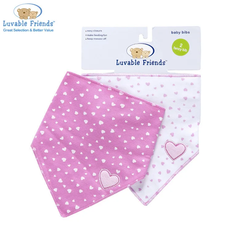 Unisex Cotton Baby Bibs Bandana Towel Fashion StylesTriangle Animal Bibs & Burp Cloths Luvable Friends Baby Bibs Waterproof (5)