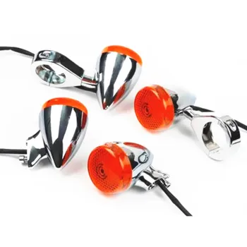 4x Motorcycle Chrome LED Front Rear 39mm Turn Signal Fork Clamp Light For Harley Cruiser Bobber Chopper Touring Atv Scooter
4x Motorcycle Chrome LED Front Rear 39mm Turn Signal Fork Clamp Light For Harley Cruiser Bobber Chopper Touring Atv Scooter