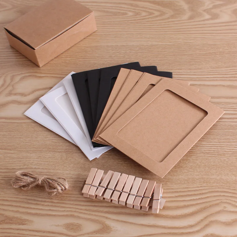 20pcs/lot Brown Paper photo frames wall decoration party wedding picture frames warm sweet wedding creative bar shop decoration
20pcs/lot Brown Paper photo frames wall decoration party wedding picture frames warm sweet wedding creative bar shop decoration