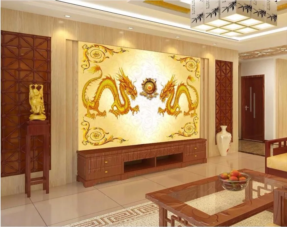Custom mural 3d photo wallpaper Chinese style double dragon play ball decor painting 3d wall murals wallpaper for walls 3 d
Custom mural 3d photo wallpaper Chinese style double dragon play ball decor painting 3d wall murals wallpaper for walls 3 d