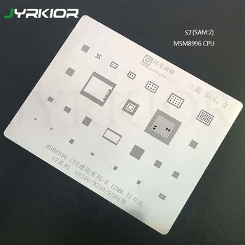 Jyrkior For Samsung Galaxy S7 0.12MM Multi-Function MSM8996 CPU BGA Reballing Stencil Plant Tin Steel Net
Jyrkior For Samsung Galaxy S7 0.12MM Multi-Function MSM8996 CPU BGA Reballing Stencil Plant Tin Steel Net