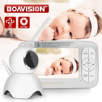 HD 720P Wireless Baby Monitor PTZ 360 Degree 5 Inch LCD Zoomable Baby Camera Night Vision Babysitter Nanny Video Security Camera
HD 720P Wireless Baby Monitor PTZ 360 Degree 5 Inch LCD Zoomable Baby Camera Night Vision Babysitter Nanny Video Security Camera