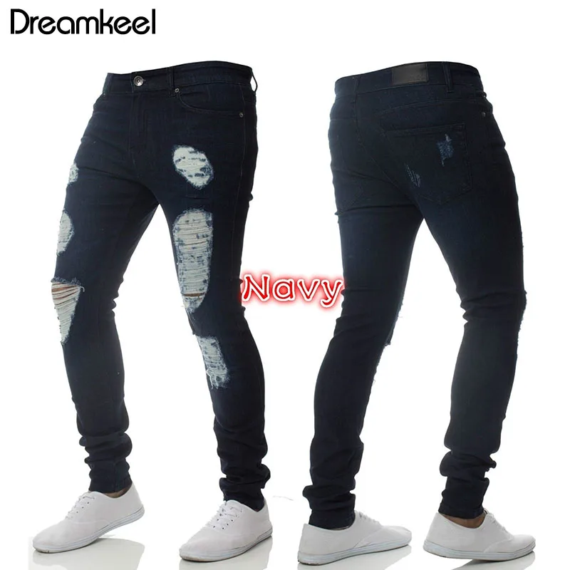 2019 Brand Designer Slim Fit Washed Jeans Street Mens Distressed Denim Hip Hop Jeans Pure Color Knee Holes Ripped Jeans Men Y
2019 Brand Designer Slim Fit Washed Jeans Street Mens Distressed Denim Hip Hop Jeans Pure Color Knee Holes Ripped Jeans Men Y
