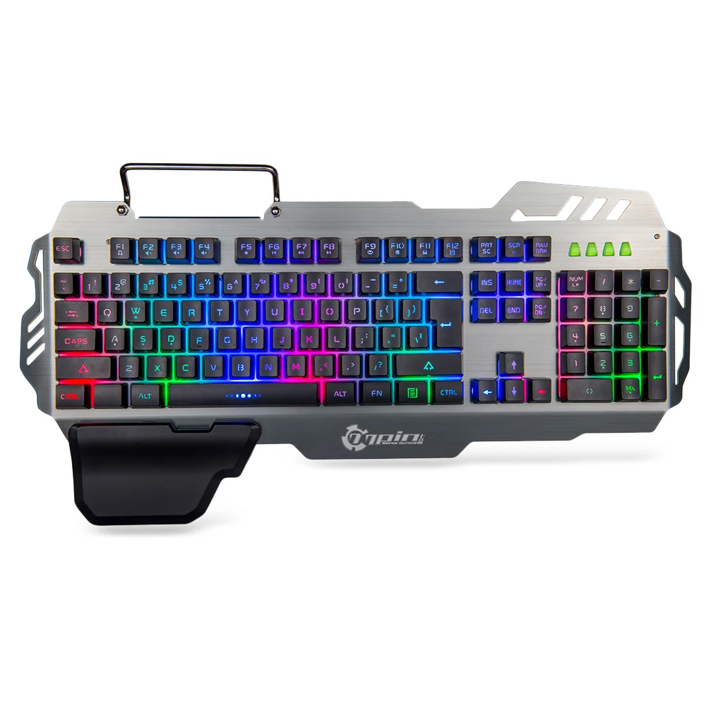 7pin PK900 Standing 104 Keys Gaming Membrande Keyboard with Colorful Backlight for Mac OS / Linux / Windows Gamer Keyboard
7pin PK900 Standing 104 Keys Gaming Membrande Keyboard with Colorful Backlight for Mac OS / Linux / Windows Gamer Keyboard