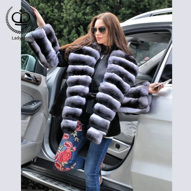 2018 New Women Real Chinchilla Rex Rabbit Fur Coat With Big Turn-down Collar Jacket Winter With Real Fur Natural Rex Coat RB-065
2018 New Women Real Chinchilla Rex Rabbit Fur Coat With Big Turn-down Collar Jacket Winter With Real Fur Natural Rex Coat RB-065