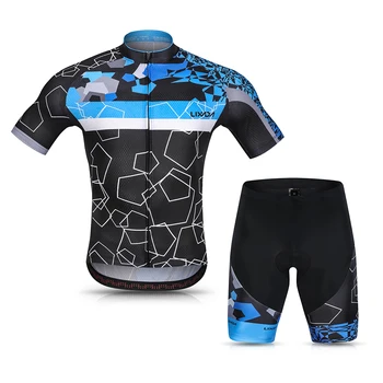 Lixada Men Cycling Jersey Set Breathable Quick-Dry Short Sleeve Biking Shirt and Gel Padded Shorts MTB Cycling Outfit Set
Lixada Men Cycling Jersey Set Breathable Quick-Dry Short Sleeve Biking Shirt and Gel Padded Shorts MTB Cycling Outfit Set