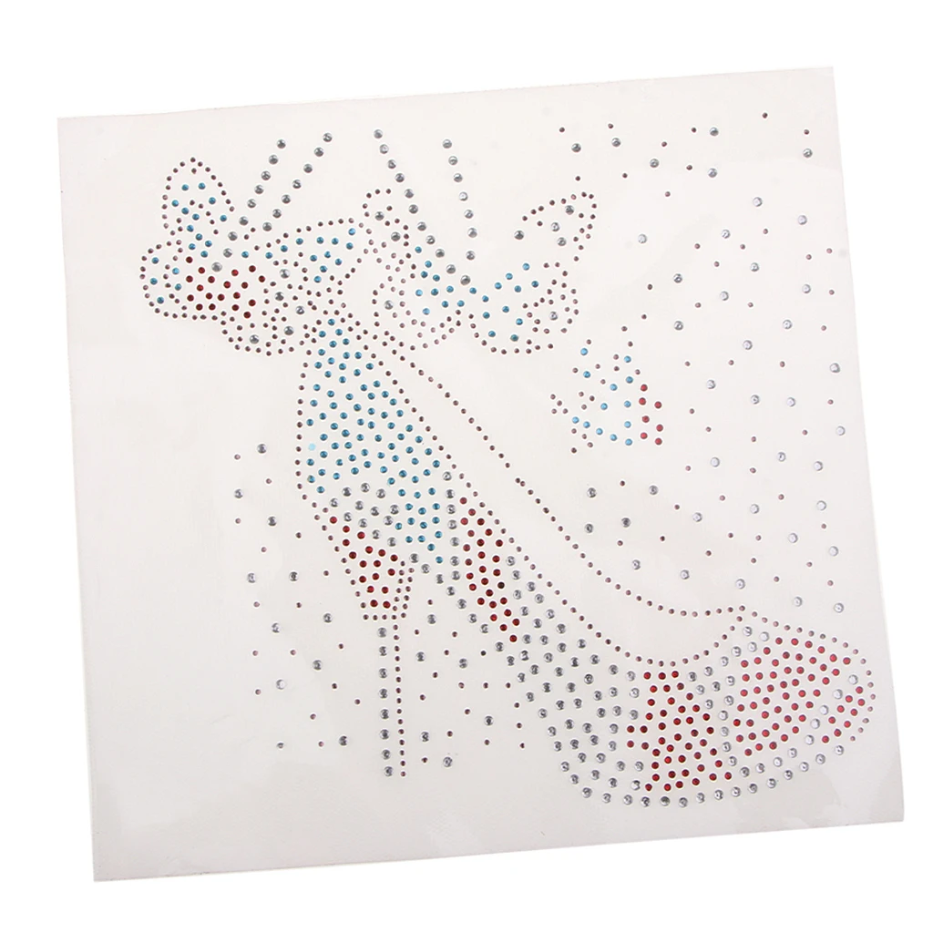 Fashion Hotfix Rhinestones,Heat Transfer Design Iron on Motifs,Rhinestone Applique Patch Sewing Accessories