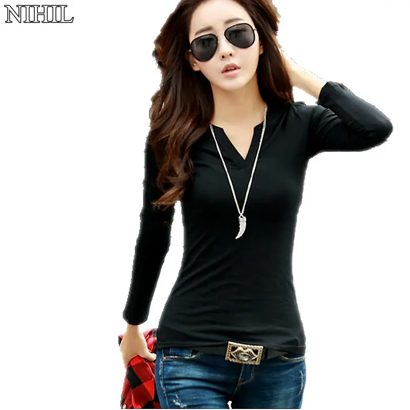 New Korean Plus Size Women Blouse 2018 Long Sleeve V-Neck White Casual Slim Body Blouses Shirts Fashion Tops Blusas Femininas
New Korean Plus Size Women Blouse 2018 Long Sleeve V-Neck White Casual Slim Body Blouses Shirts Fashion Tops Blusas Femininas