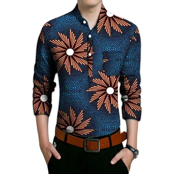Dashiki Mans Dress African Men Clothes Fashion Print Long Sleeve Tops Men T-shirt Design Dance Festive Costume Customized
Dashiki Mans Dress African Men Clothes Fashion Print Long Sleeve Tops Men T-shirt Design Dance Festive Costume Customized