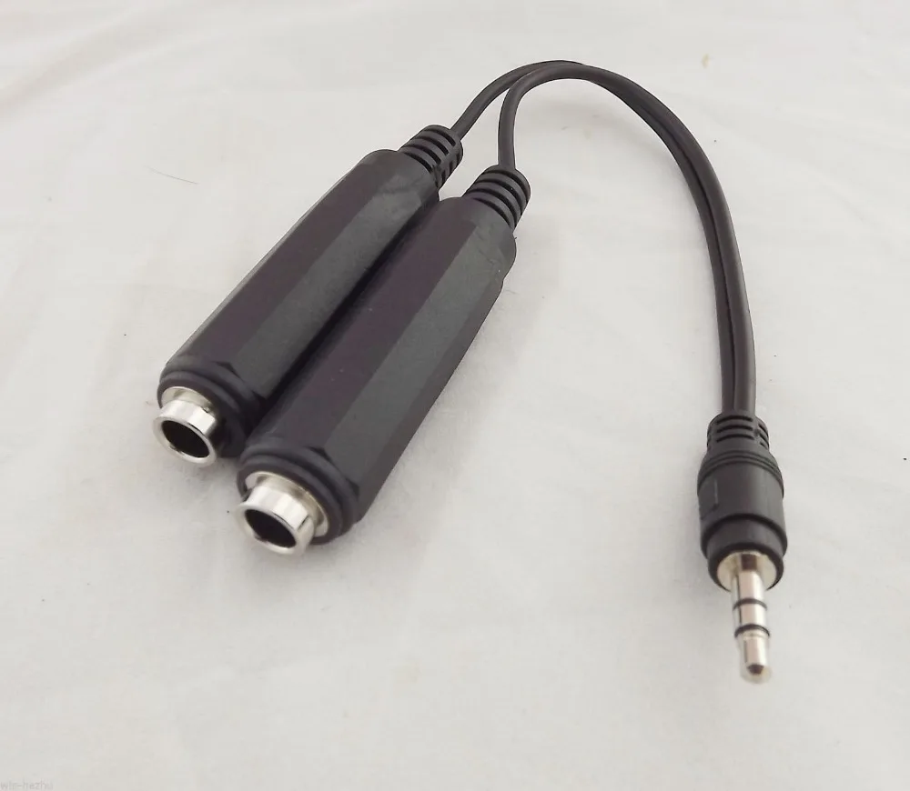 1pcs 3.5mm Male Stereo To Dual 6.35mm Female Jack Audio Splitter Adapter Y Cable 20cm
1pcs 3.5mm Male Stereo To Dual 6.35mm Female Jack Audio Splitter Adapter Y Cable 20cm