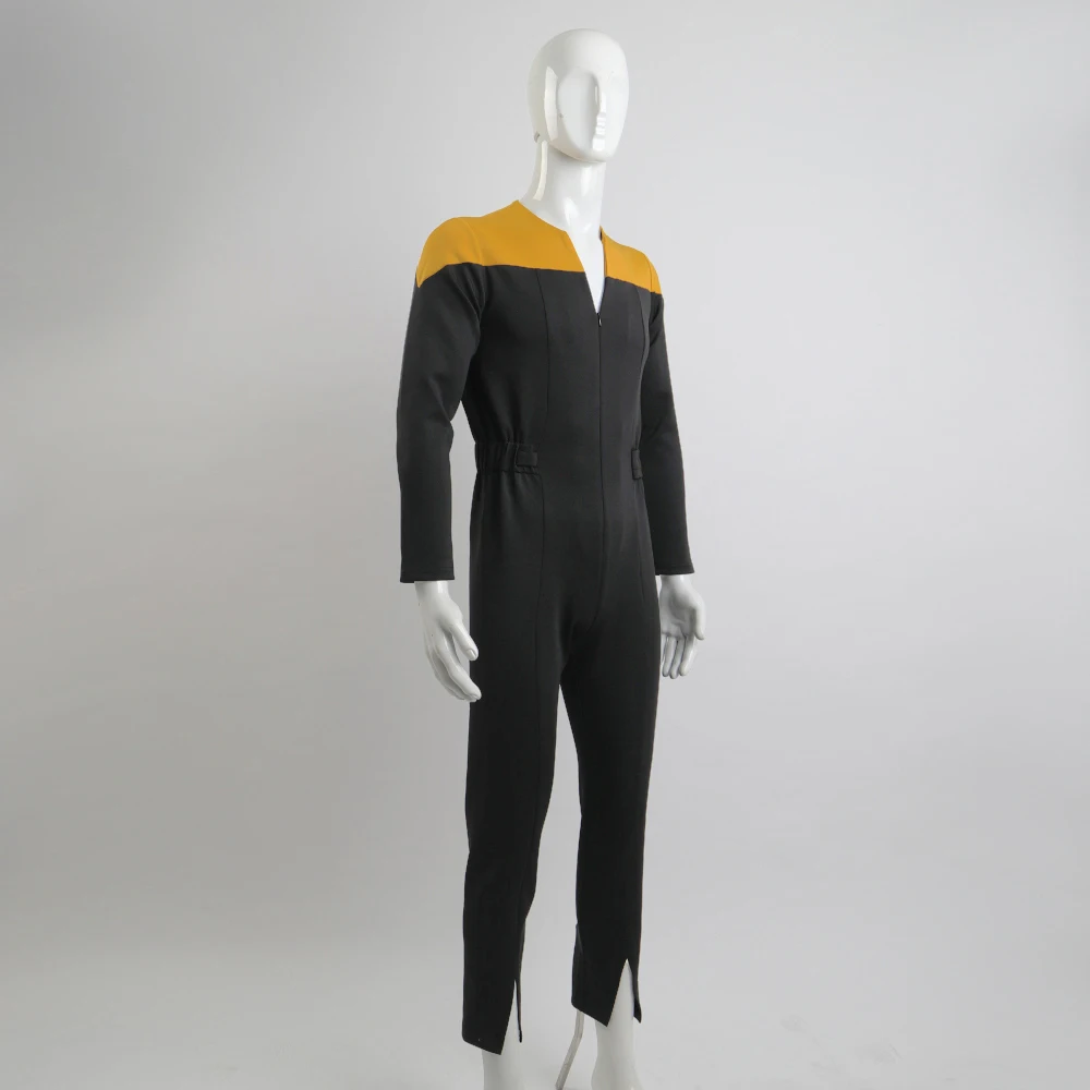 Star Deep Space Nine Trek Commander Sisko Duty Uniform Jumpsuit Yellow Cosplay Costumes Halloween Party Prop
Star Deep Space Nine Trek Commander Sisko Duty Uniform Jumpsuit Yellow Cosplay Costumes Halloween Party Prop