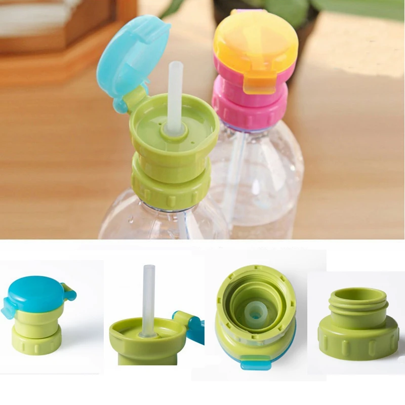 PP Safe Portable Baby Infant Spill Proof Juice Soda Water Bottle Twist Cover With Straw Drinking Tube Bottle Cap for Children
PP Safe Portable Baby Infant Spill Proof Juice Soda Water Bottle Twist Cover With Straw Drinking Tube Bottle Cap for Children