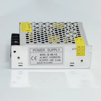 220 turn 12V3.2A switching power supply 12V3A monitoring power LED counter lamp with light box power S-40W-12
220 turn 12V3.2A switching power supply 12V3A monitoring power LED counter lamp with light box power S-40W-12