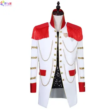 Casual 2019 Mens Blazer Jacket Vintage Mens Dress Blazers Classic Regular Fit White Party Men's Coat Blazer Homme Costume
Casual 2019 Mens Blazer Jacket Vintage Mens Dress Blazers Classic Regular Fit White Party Men's Coat Blazer Homme Costume