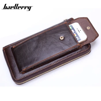 MisFits Long Designer Men Wallets with Phone Bag Business Wristlet Male Cluth Oil Wax Genuine Leather Wallet Organizer Purse
MisFits Long Designer Men Wallets with Phone Bag Business Wristlet Male Cluth Oil Wax Genuine Leather Wallet Organizer Purse