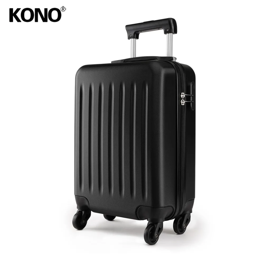 KONO Suitcase Rolling Luggage Fit Every Airline Cabin Size Carry-ons Trolley Case Travel Bags 4 Wheels Spinner ABS 19 Inch K1872
KONO Suitcase Rolling Luggage Fit Every Airline Cabin Size Carry-ons Trolley Case Travel Bags 4 Wheels Spinner ABS 19 Inch K1872