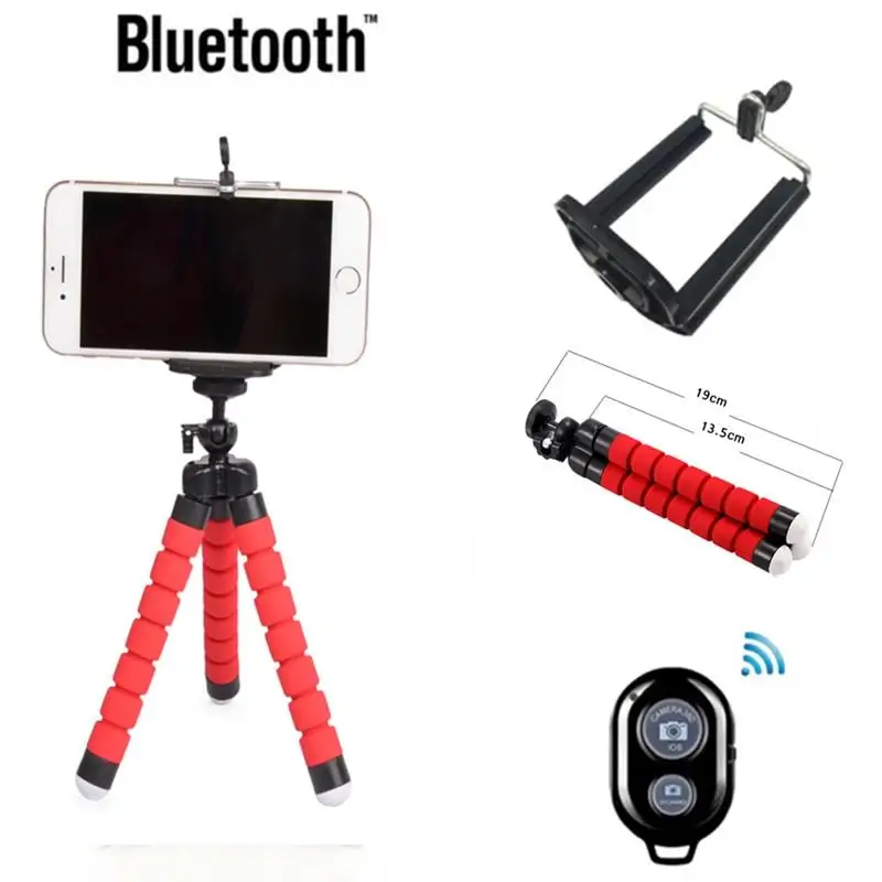 EastVita Mini Portable Flexible Portable Adjustable Tripod Mini Universal Octopus Leg Style Bluetooth Selfie Stick
EastVita Mini Portable Flexible Portable Adjustable Tripod Mini Universal Octopus Leg Style Bluetooth Selfie Stick