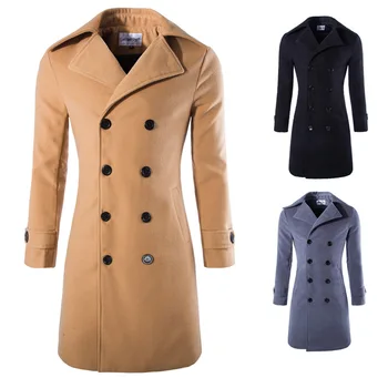 Y038 New Fashion high-end Autumn &Winter Men Clothing Trench Coat woolen Overcoat long Double-breasted Blends Coat
Y038 New Fashion high-end Autumn &Winter Men Clothing Trench Coat woolen Overcoat long Double-breasted Blends Coat